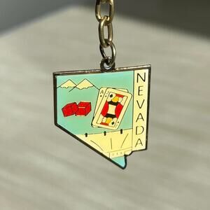 VTG NEVADA KEYCHAIN